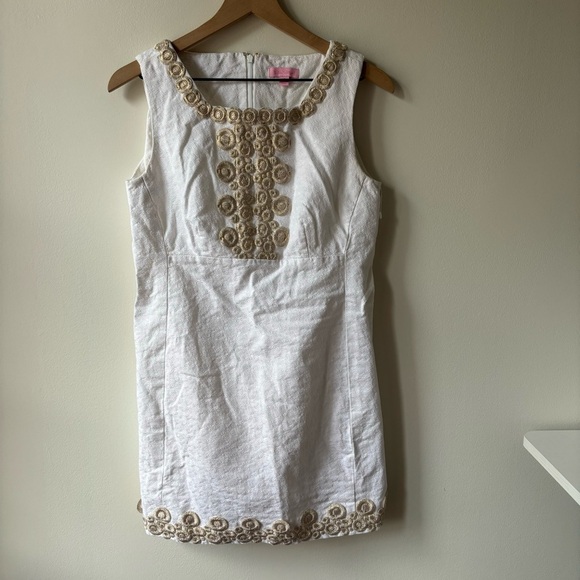 Lilly Pulitzer Resort Collection Adelson Shift Jacquard Dress Sz 12 $278 - Picture 2 of 6